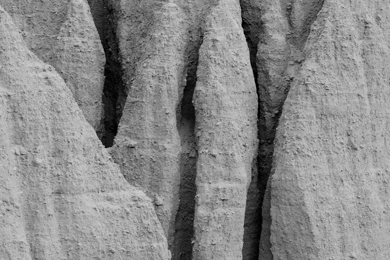 Ash and sand