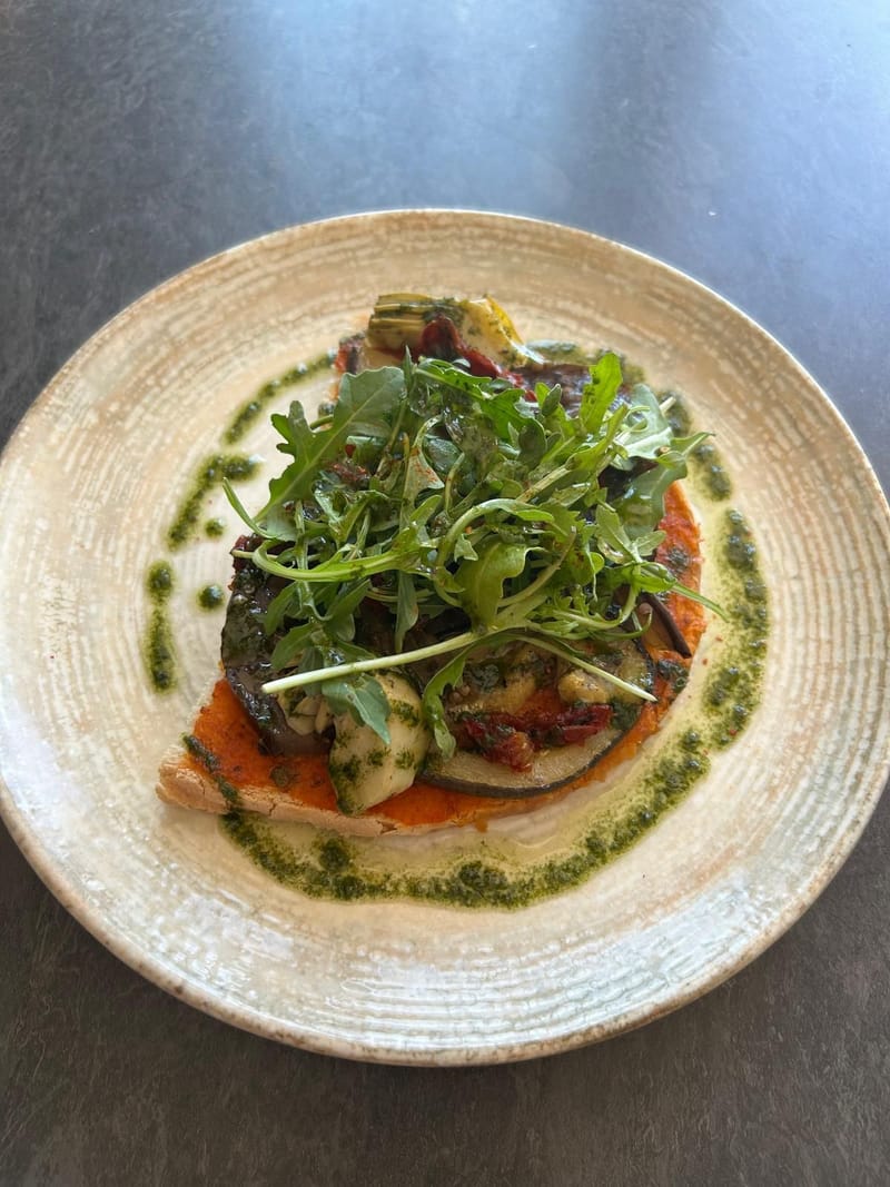 Bruschetta de légumes grillés, à l'huile d'olive