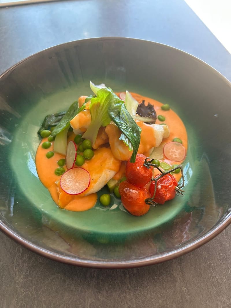 Blanquette de lotte et petits légumes de saison