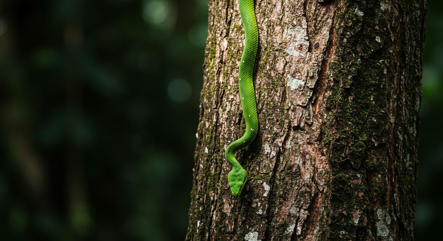 Green Viper - Vertikale Linienführung mit Whisk