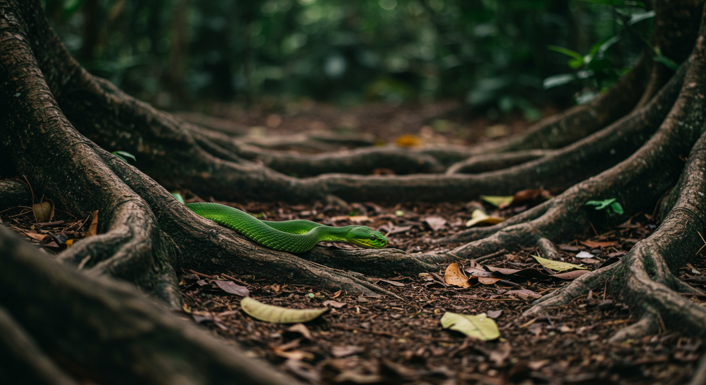 Green Viper - Wiederholende Linien