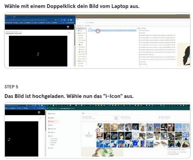 Dein eigenes Bild in Midjourney beschreiben lassen.