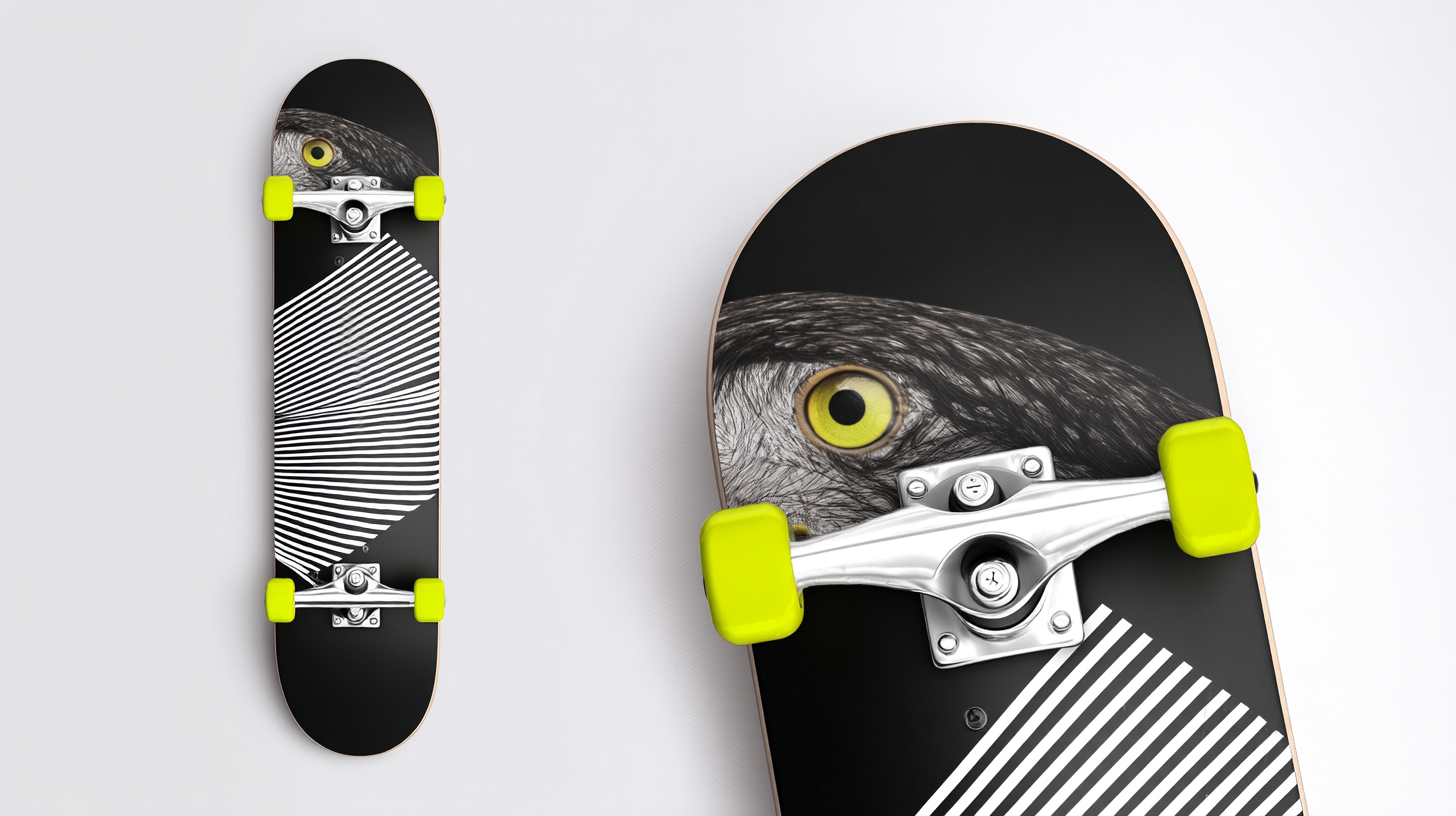 mockup Skateboard Milan