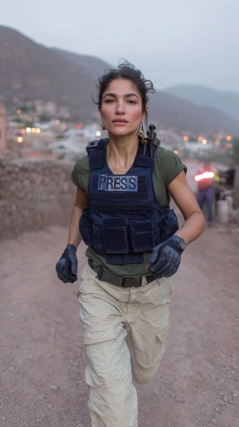 Reporterin --oref Midjourney