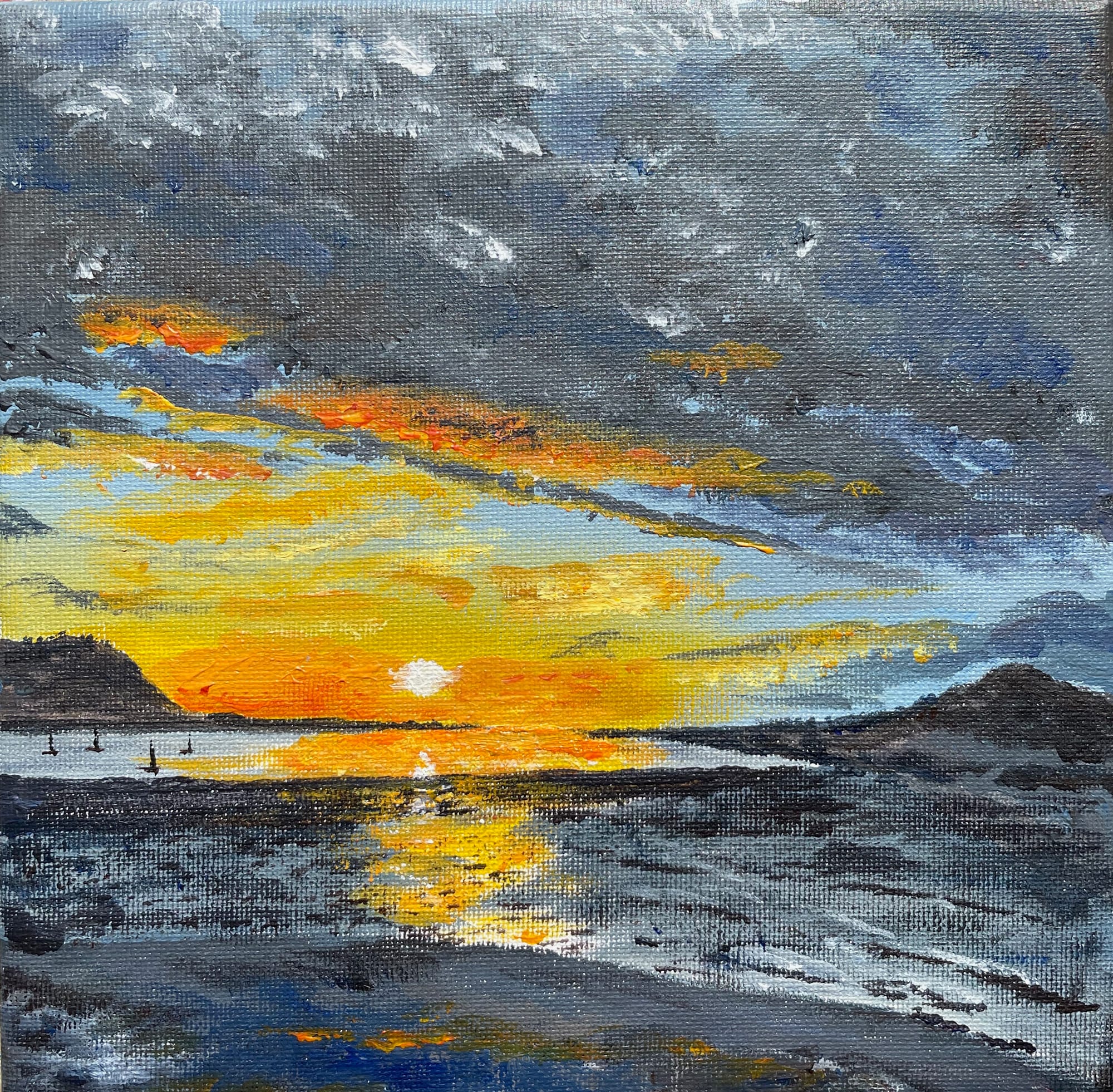 Dusk over Conwy Estuary