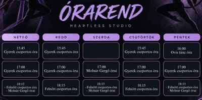 Órarend