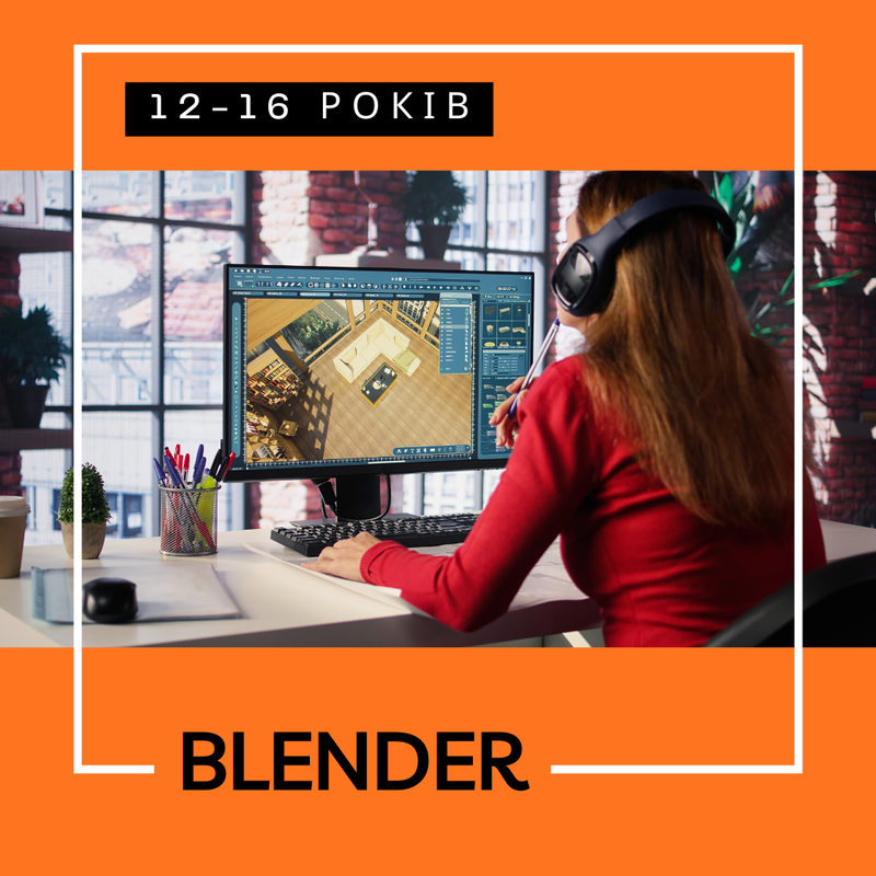 3D-моделювання Blender (12–16 років)