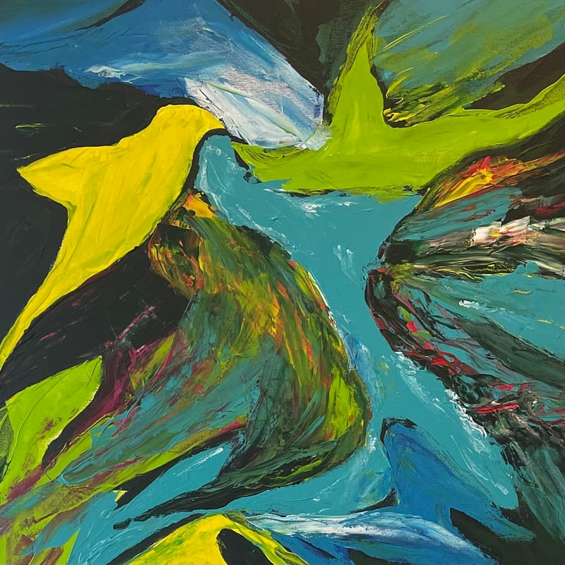 Family acrylic workshop by Cecilia Vilas Boas 🎨