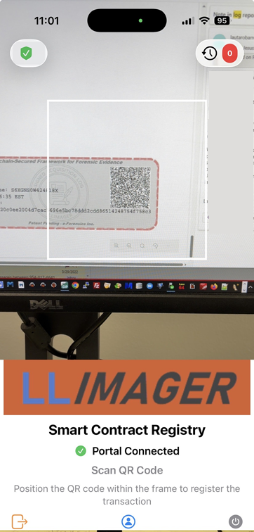 Watch: Registering & Anchoring a Transaction (acquisition) to LLSmartVerify Portal & Public Ledger thumbnail