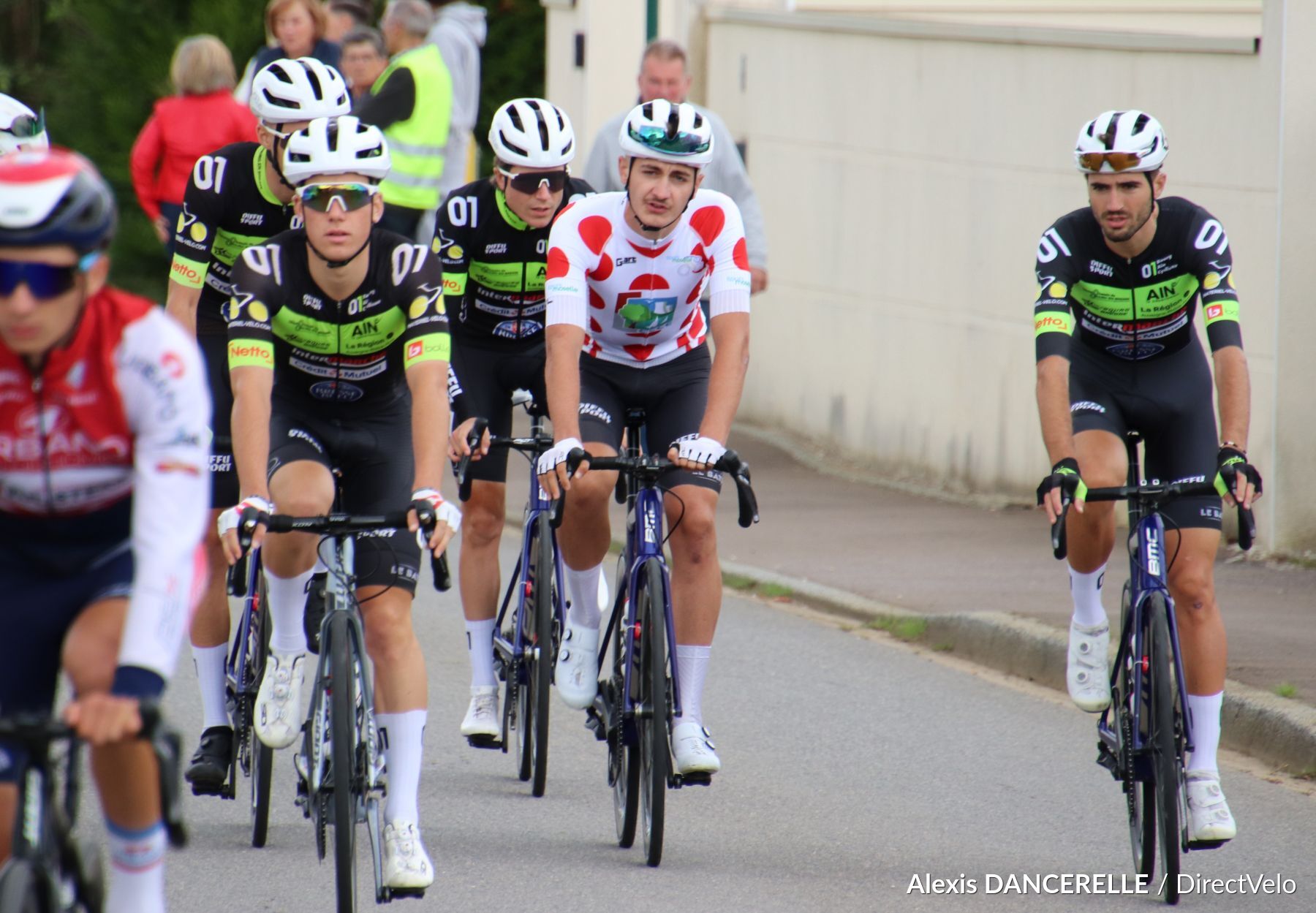 Victor Loulergue au premier plan sur le Tour de Moselle
