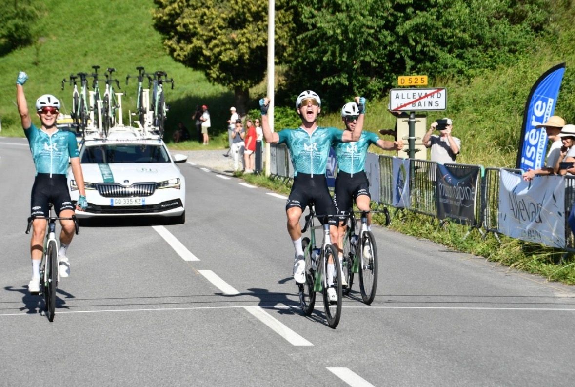 Triplé pour le BAC sur le championnat AURA : Antoine Roussel champion devant Antoine Basset et Jules Drouet