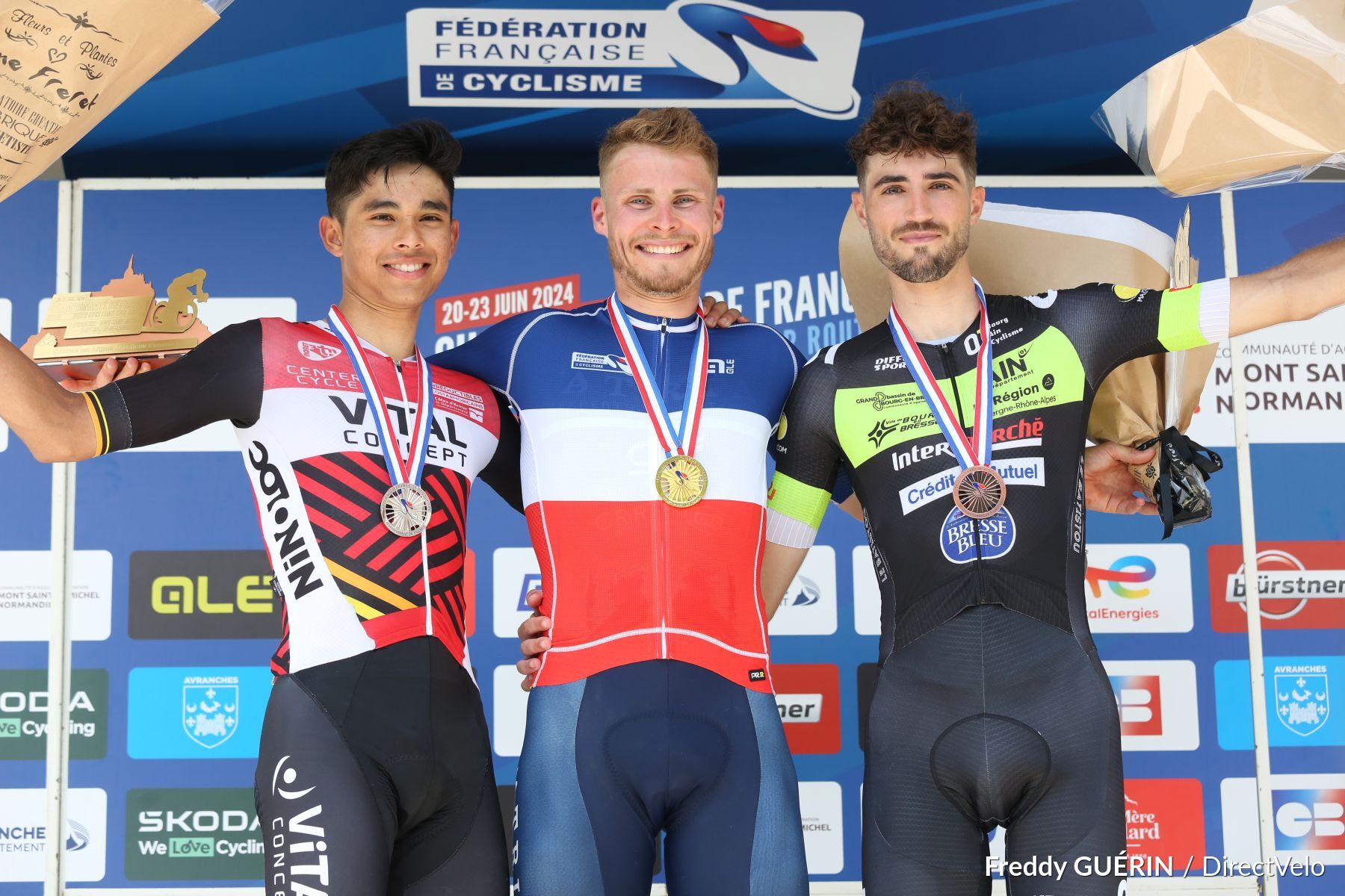 Joris Chaussinand podium championnat de France 2024 Amateurs