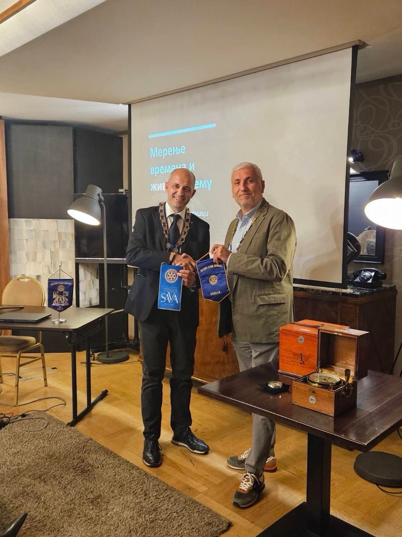 Zajednički sastanak sa RC Beograd Sava i predavanje