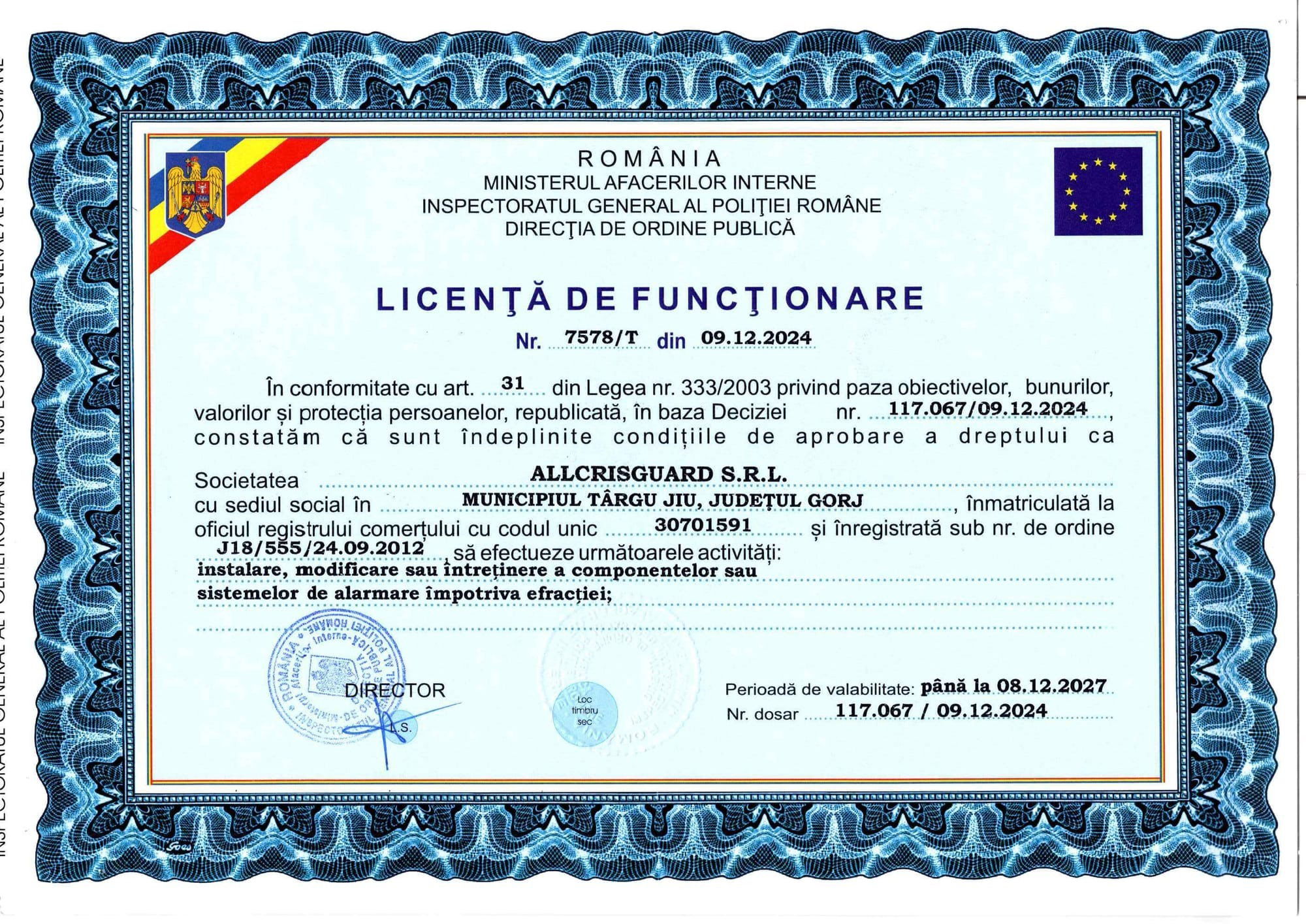 LICENȚĂ TEHNIC