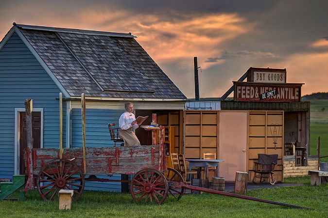 Laura Ingalls Wilder hus i Sør-Dakota, USA