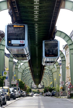 Svevebane i Wuppertal, Tyskland