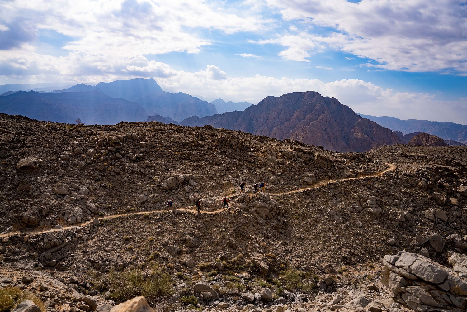 I fjellene i Ras Al Khaimah