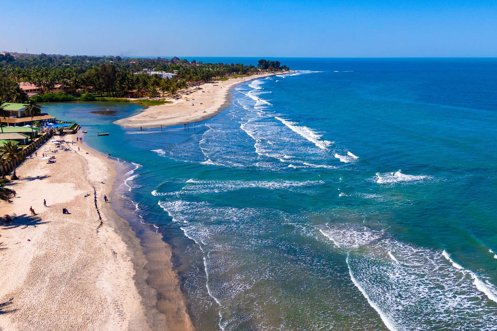 Strand i Gambia