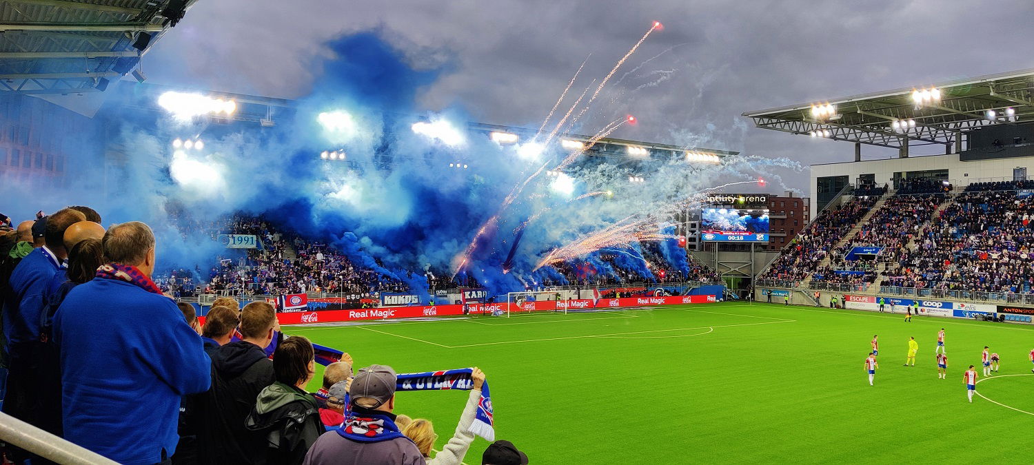 Seiersbluss på Intility Arena i Oslo