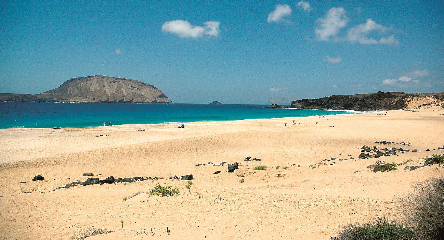 Playa de Las Conchas på Kanariøyene