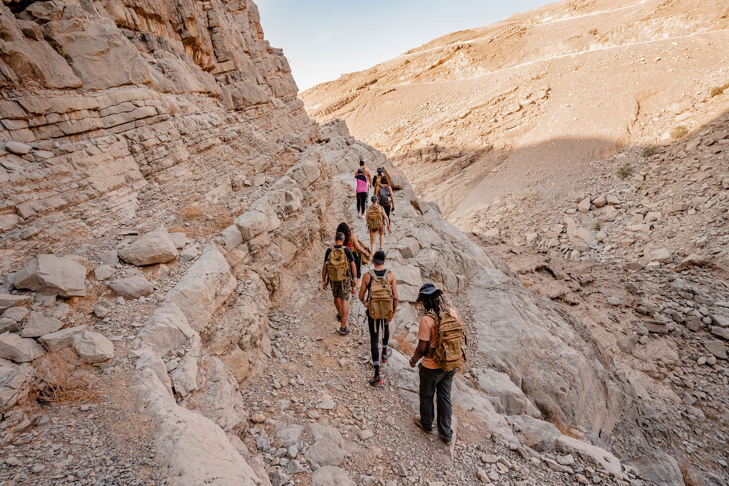 Fjelltur i fjellene i Ras Al Khaimah