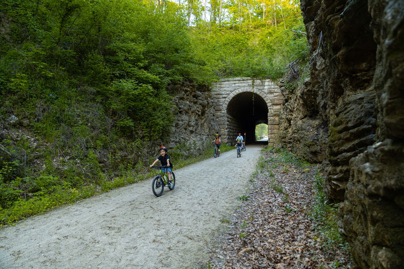 Nedlagte jernbanen Katy Trail State Park