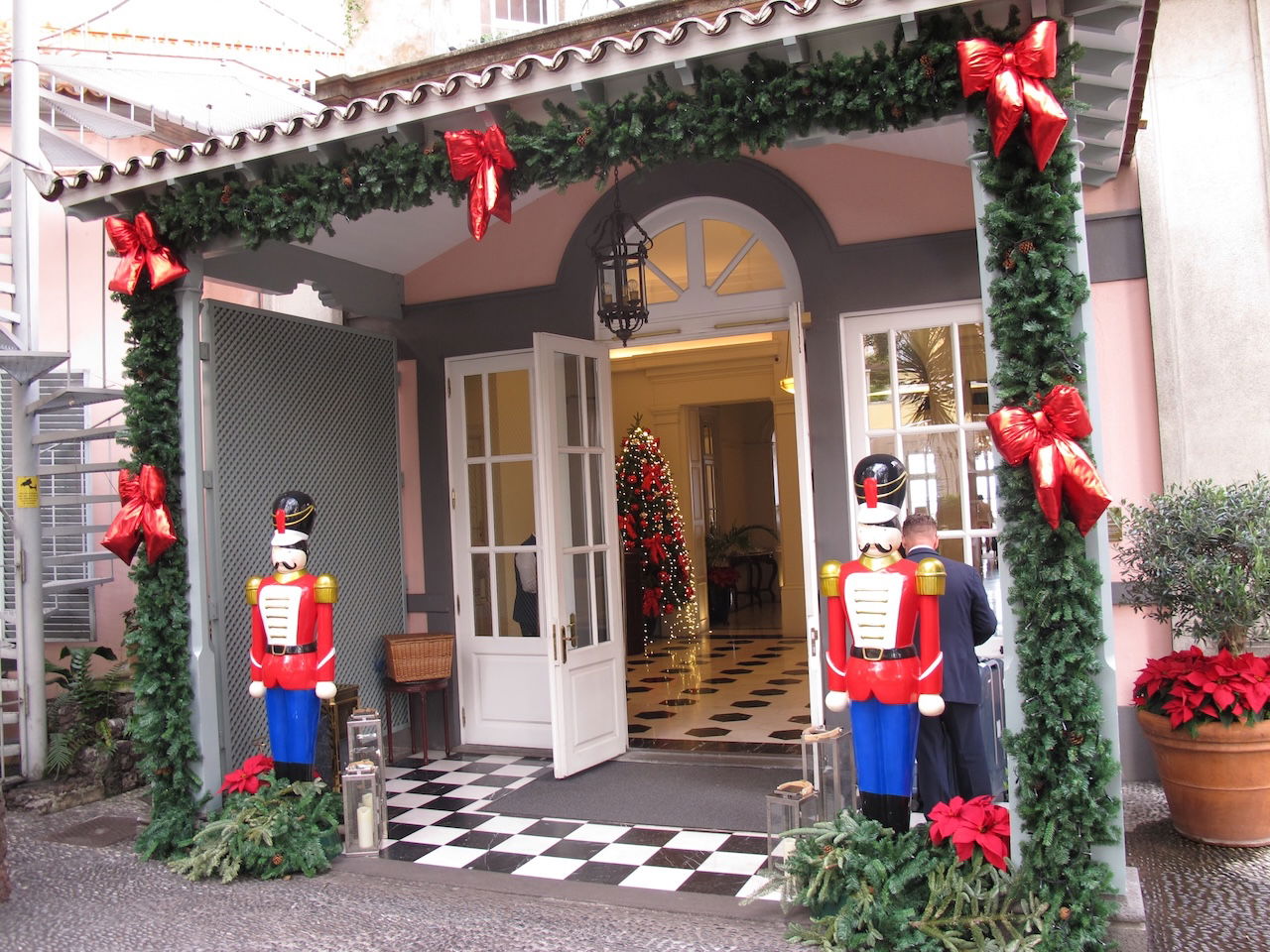 Julepyntet Reids Hotel på Maideira