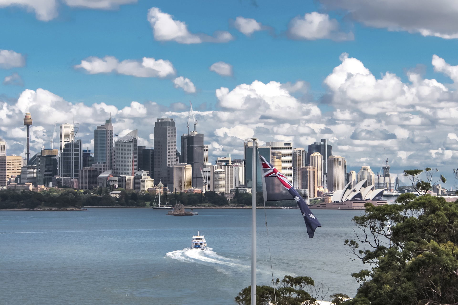 Overblikk over Sydney, Australia