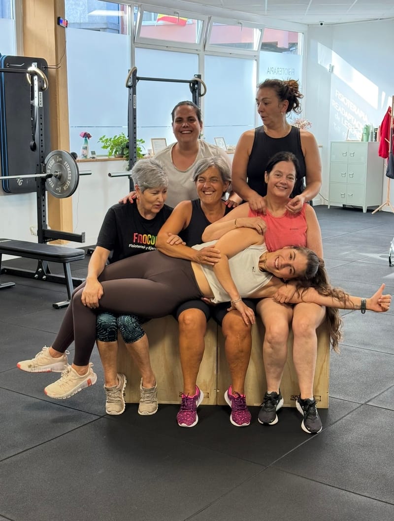 Entrenamiento en grupos reducidos en Oleiros