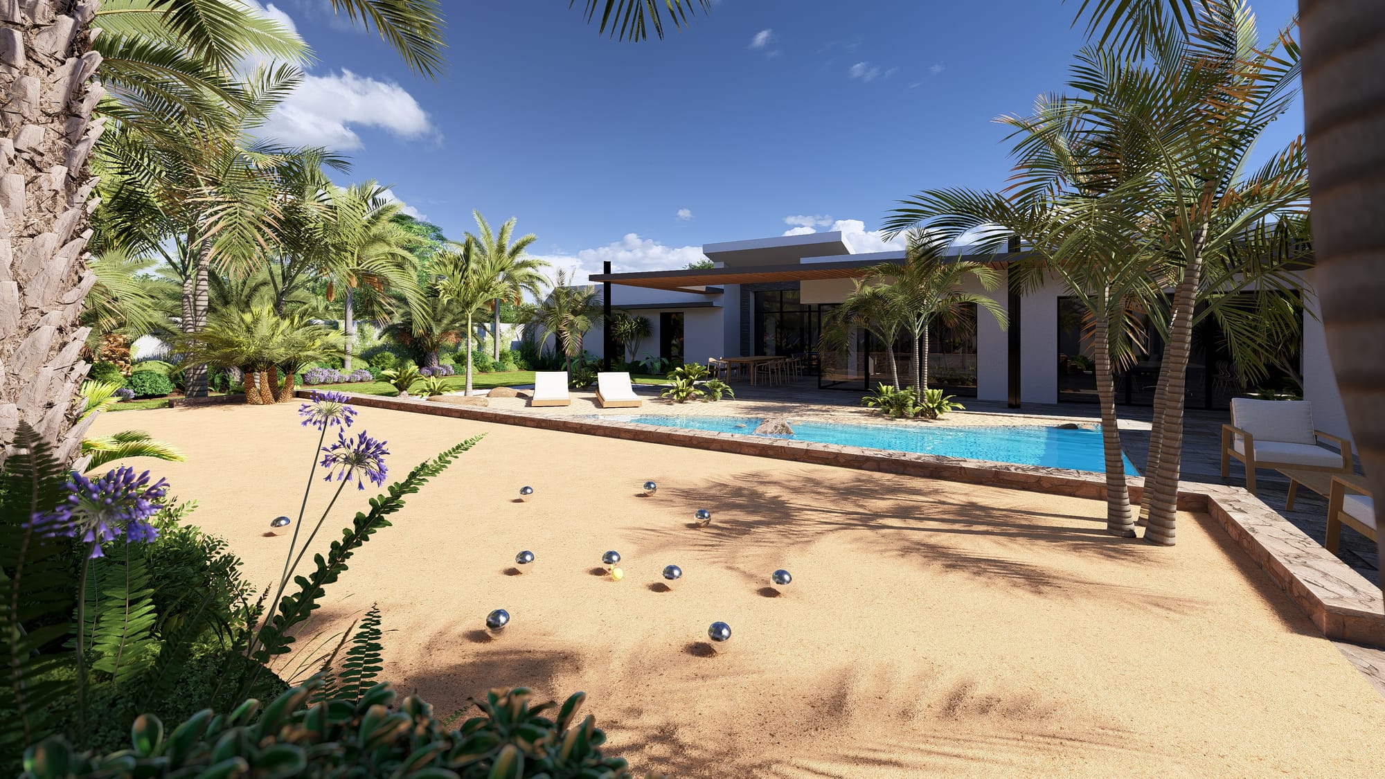 La plage à la maison 