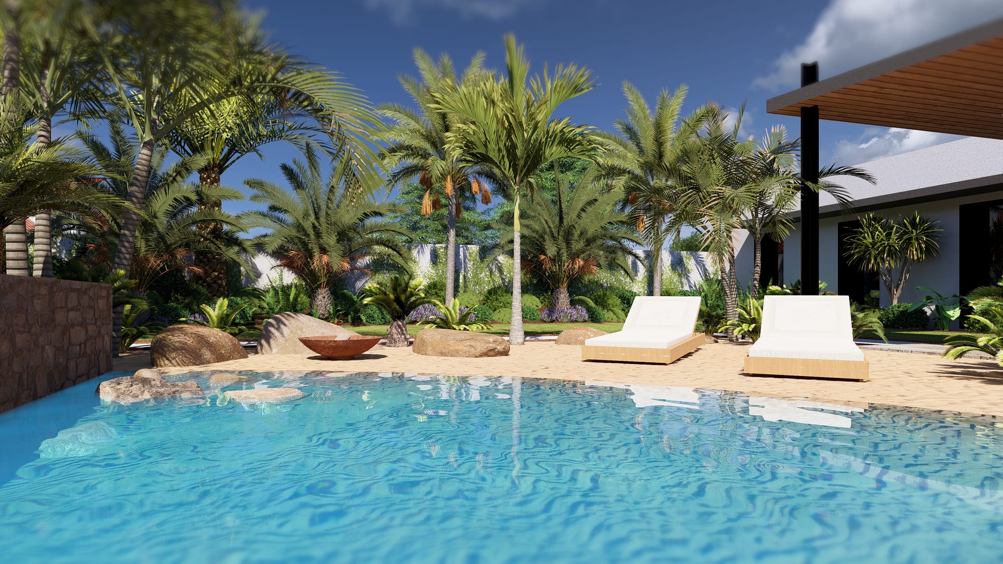 La plage à la maison 