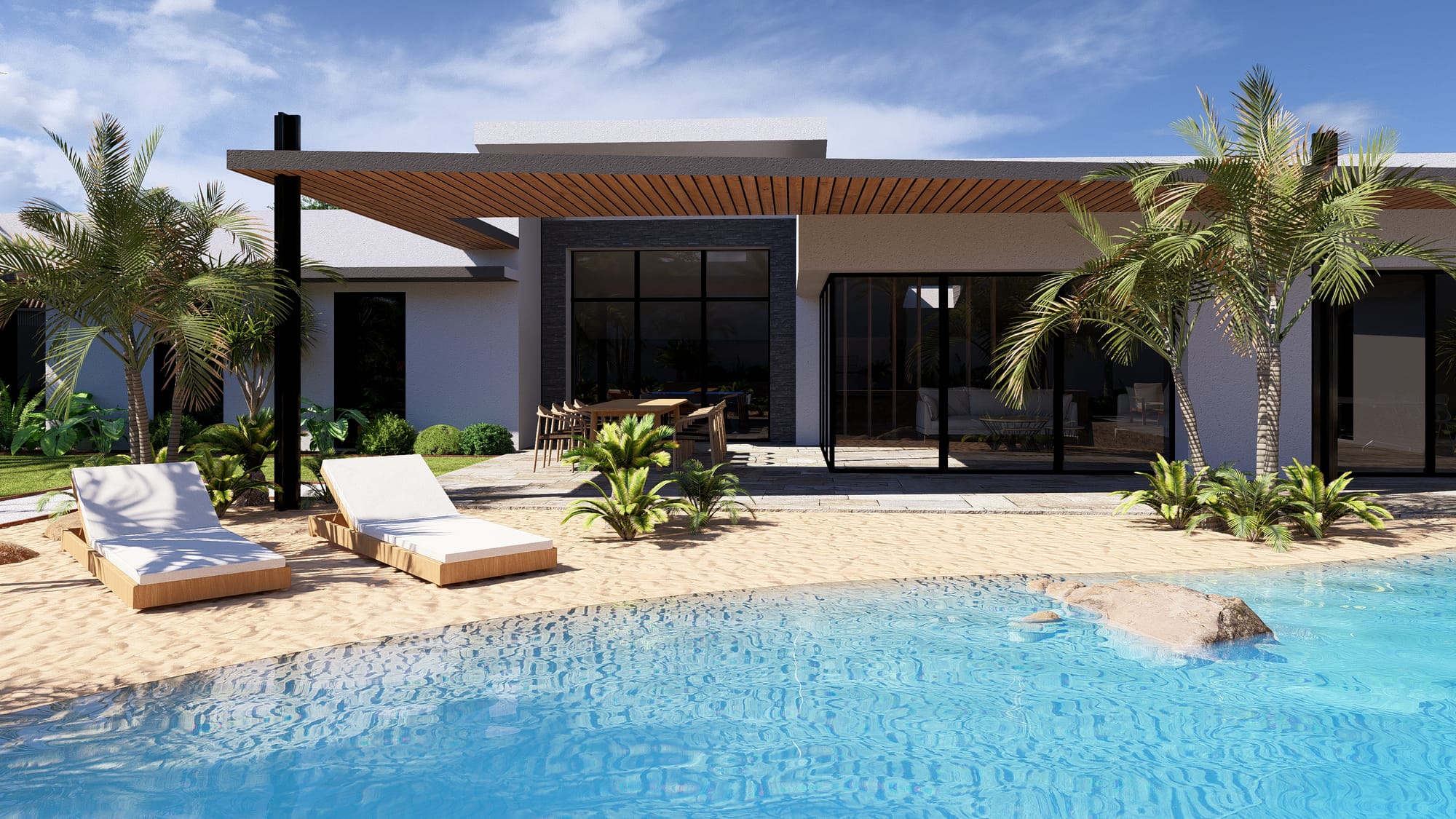 La plage à la maison 