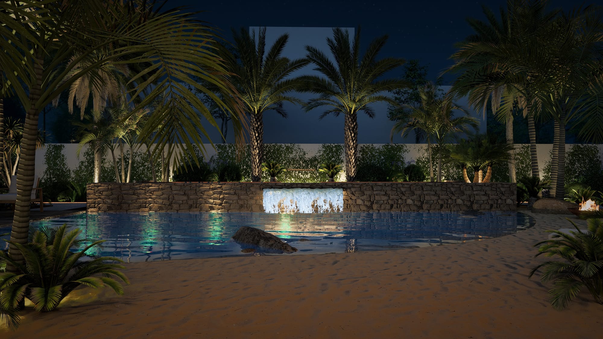 La plage à la maison 