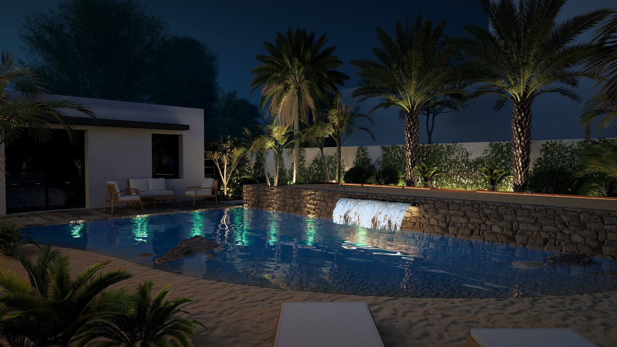 La plage à la maison 