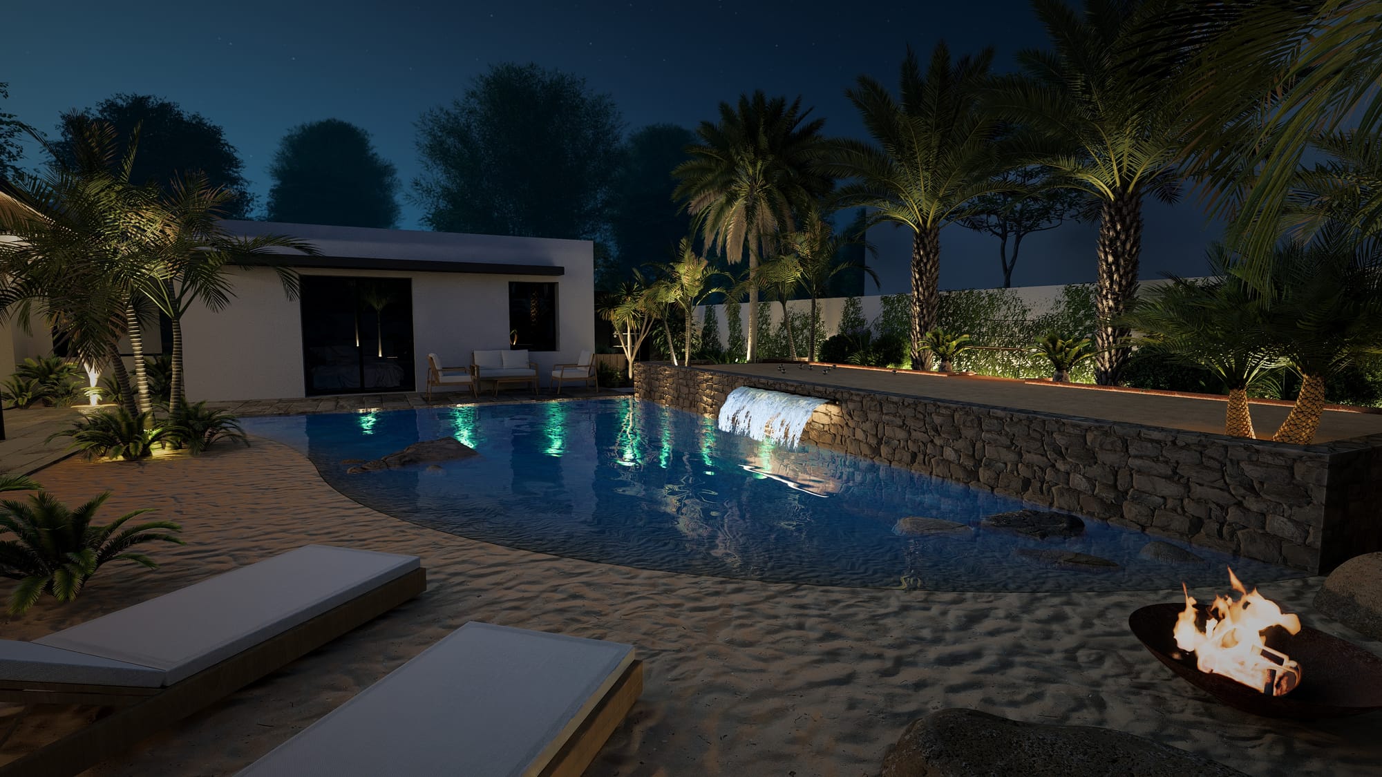 La plage à la maison 