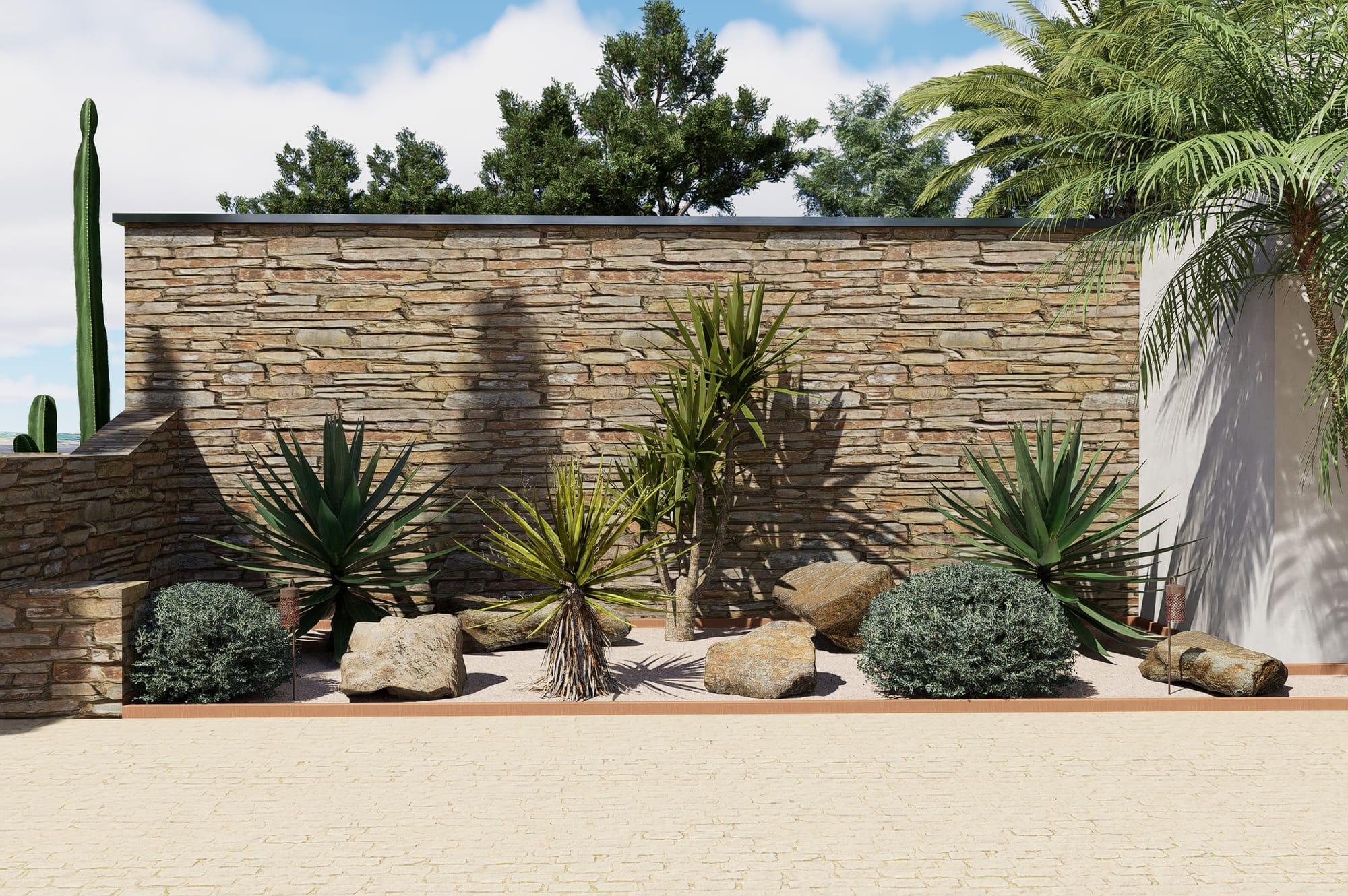 Jardin Balinais et Californien