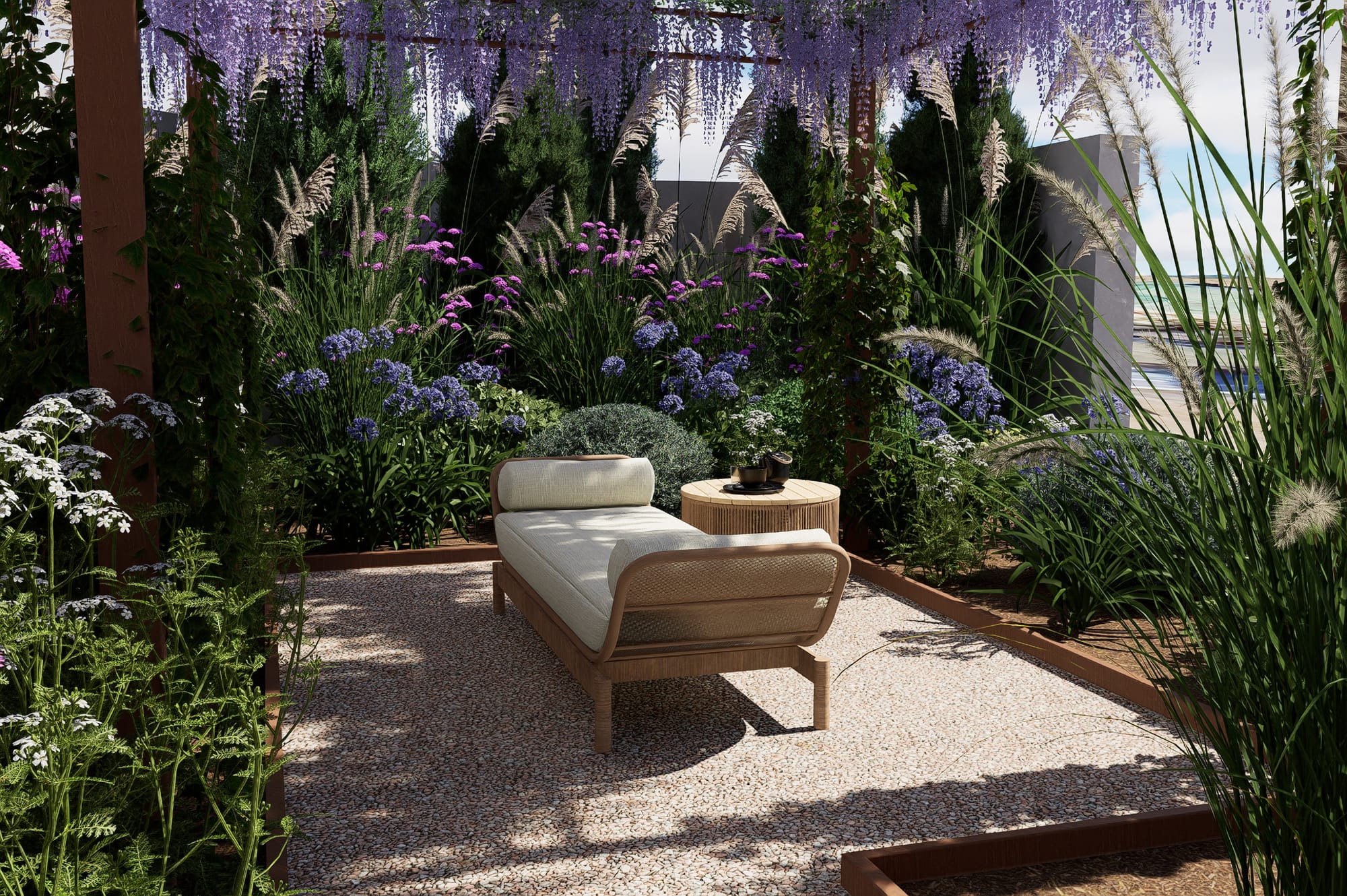 Jardin Balinais et Californien