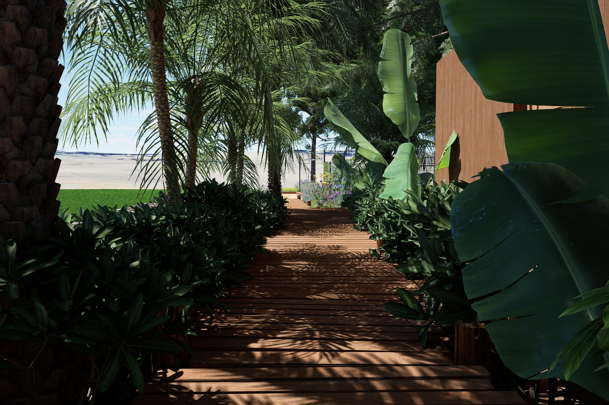 Jardin Balinais et Californien