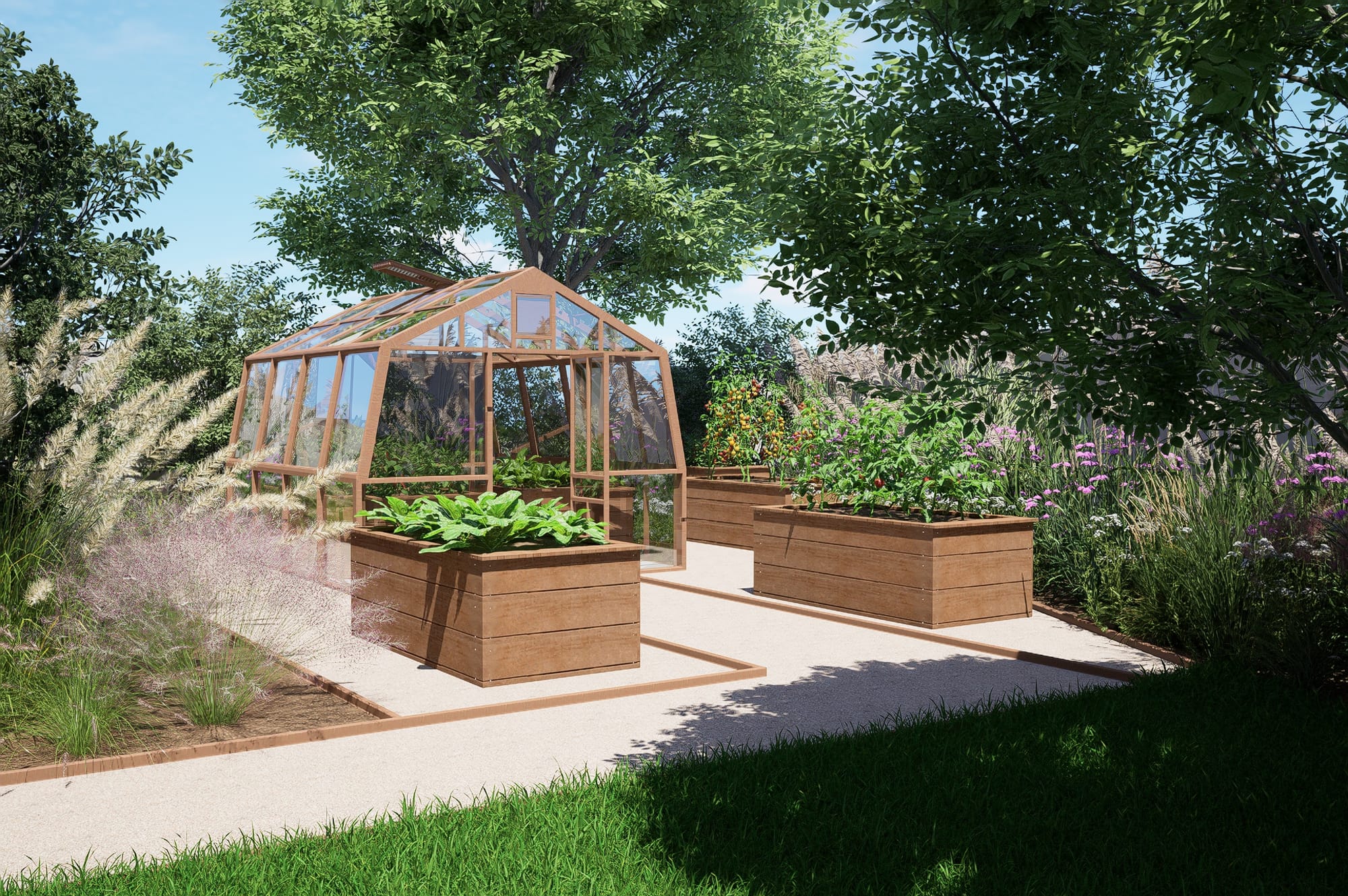 Jardin Balinais et Californien