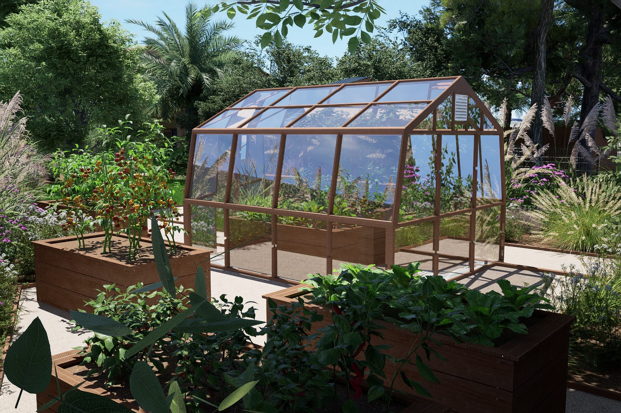 Jardin Balinais et Californien