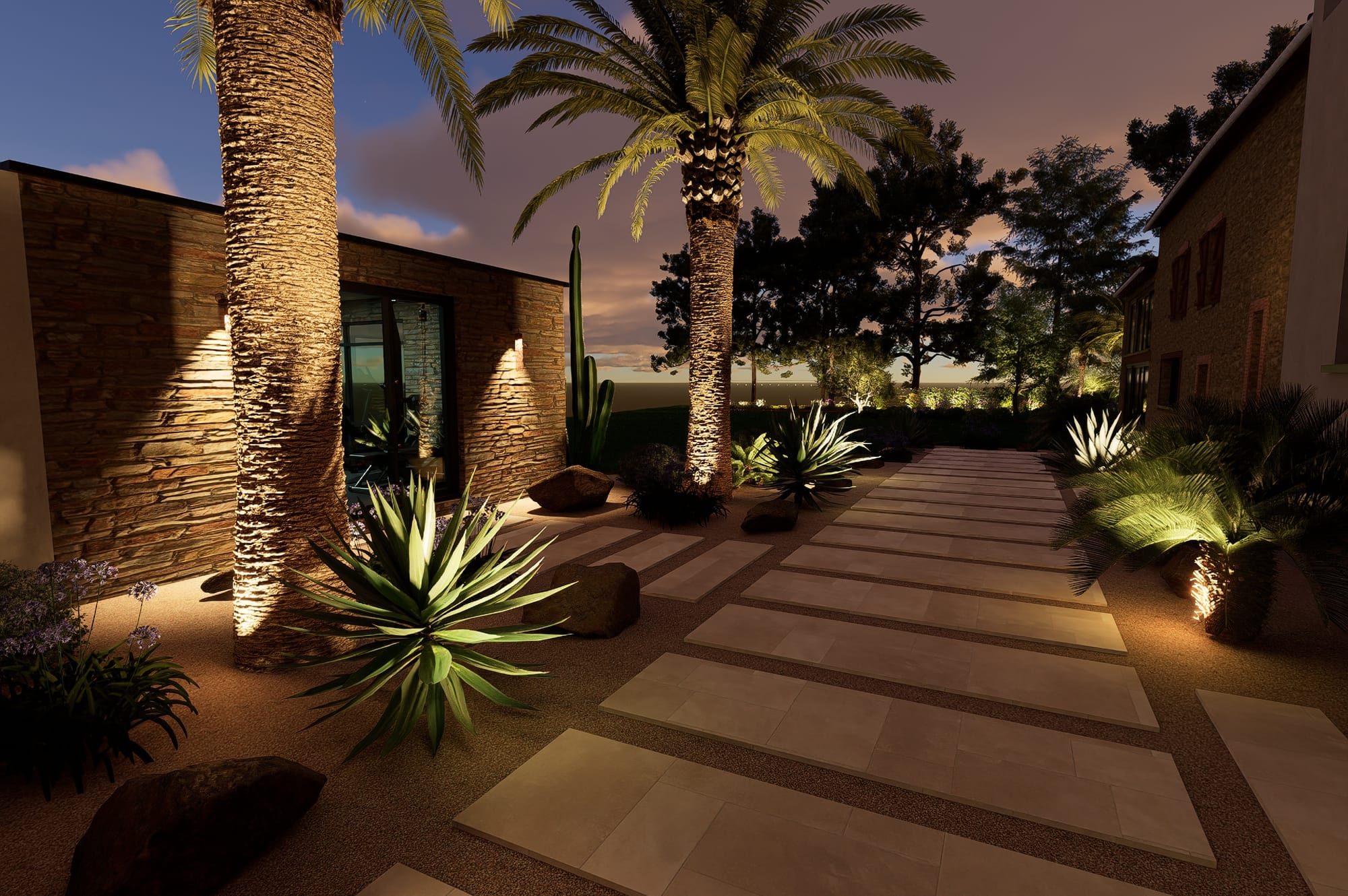 Jardin Balinais et Californien