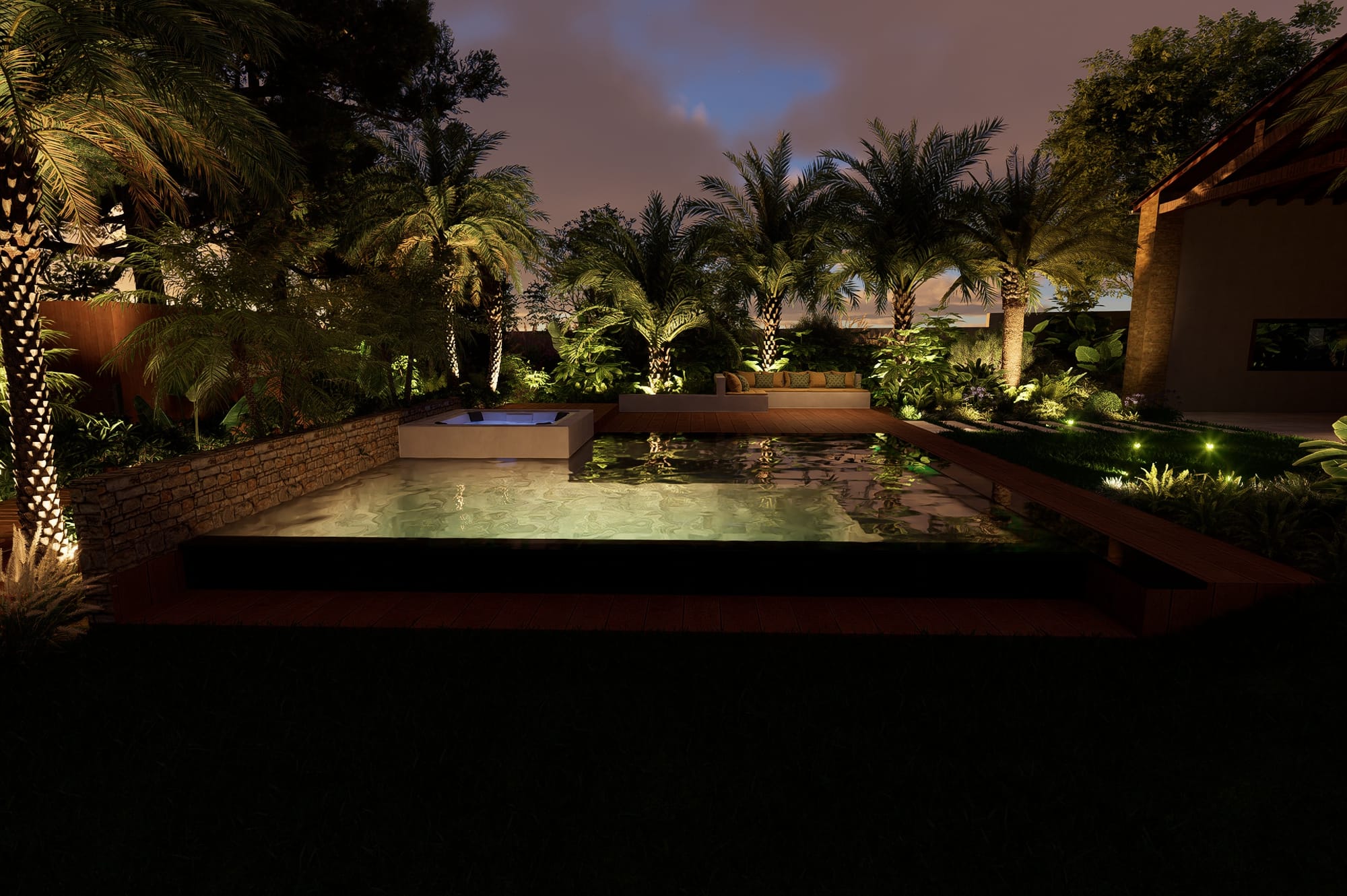 Jardin Balinais et Californien