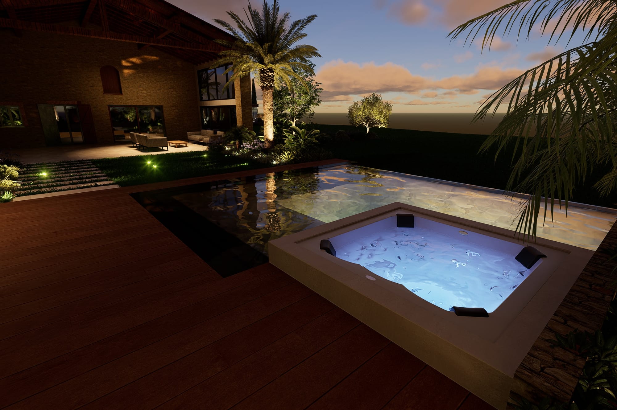 Jardin Balinais et Californien