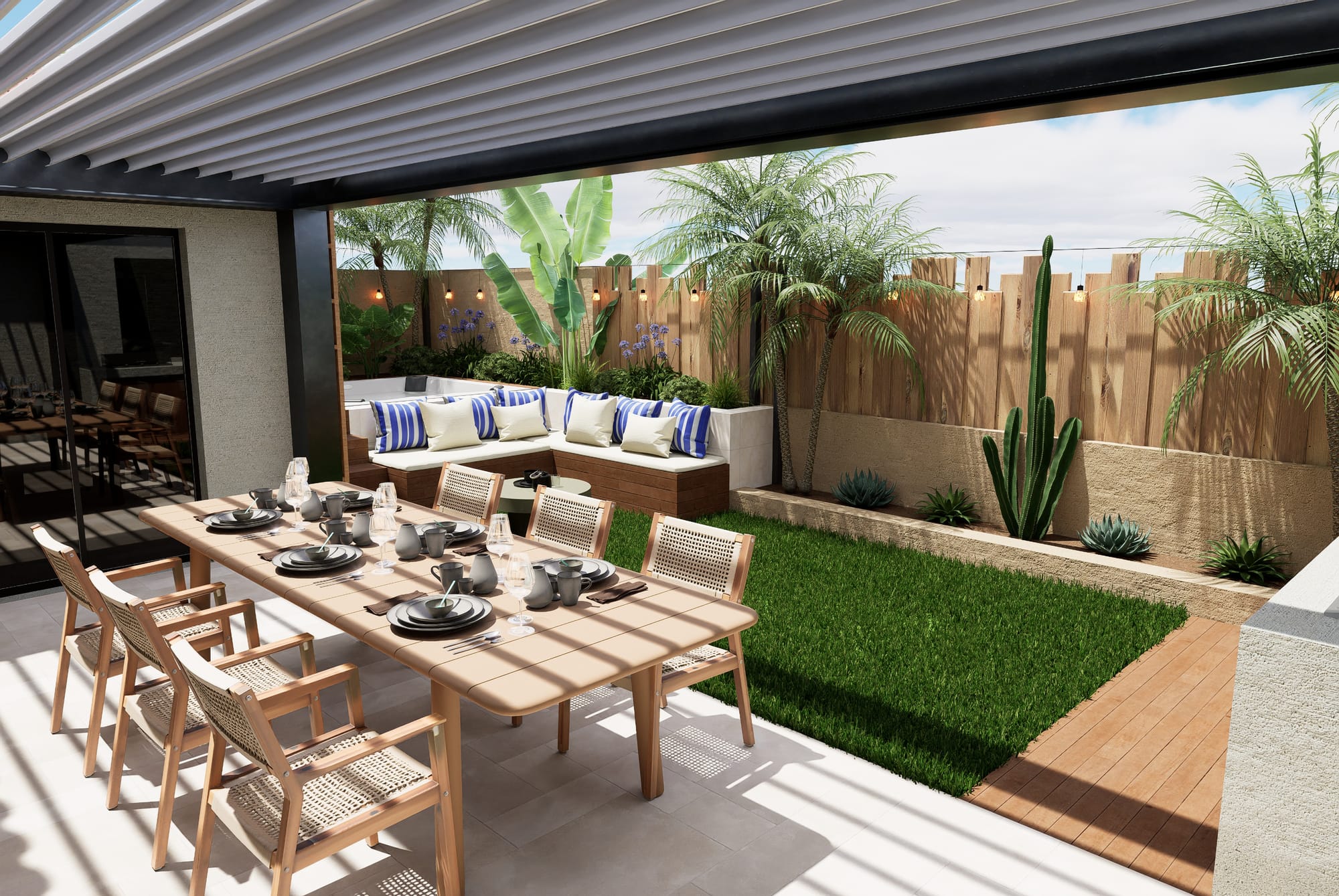 Optimisation d'un jardin enclavé 