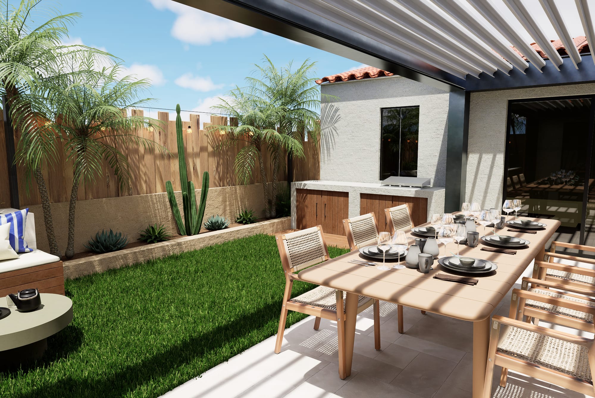 Optimisation d'un jardin enclavé 