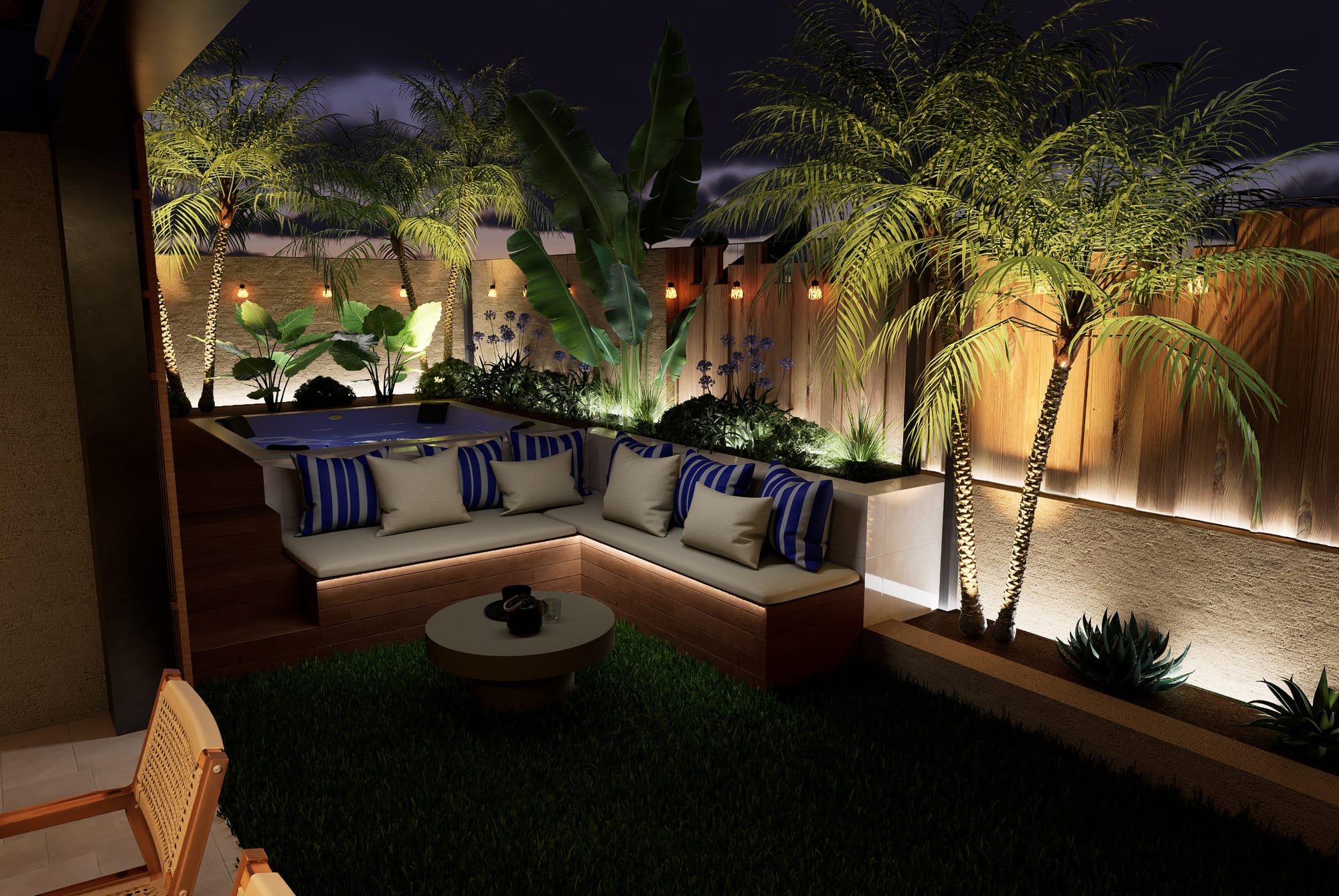 Optimisation d'un jardin enclavé 