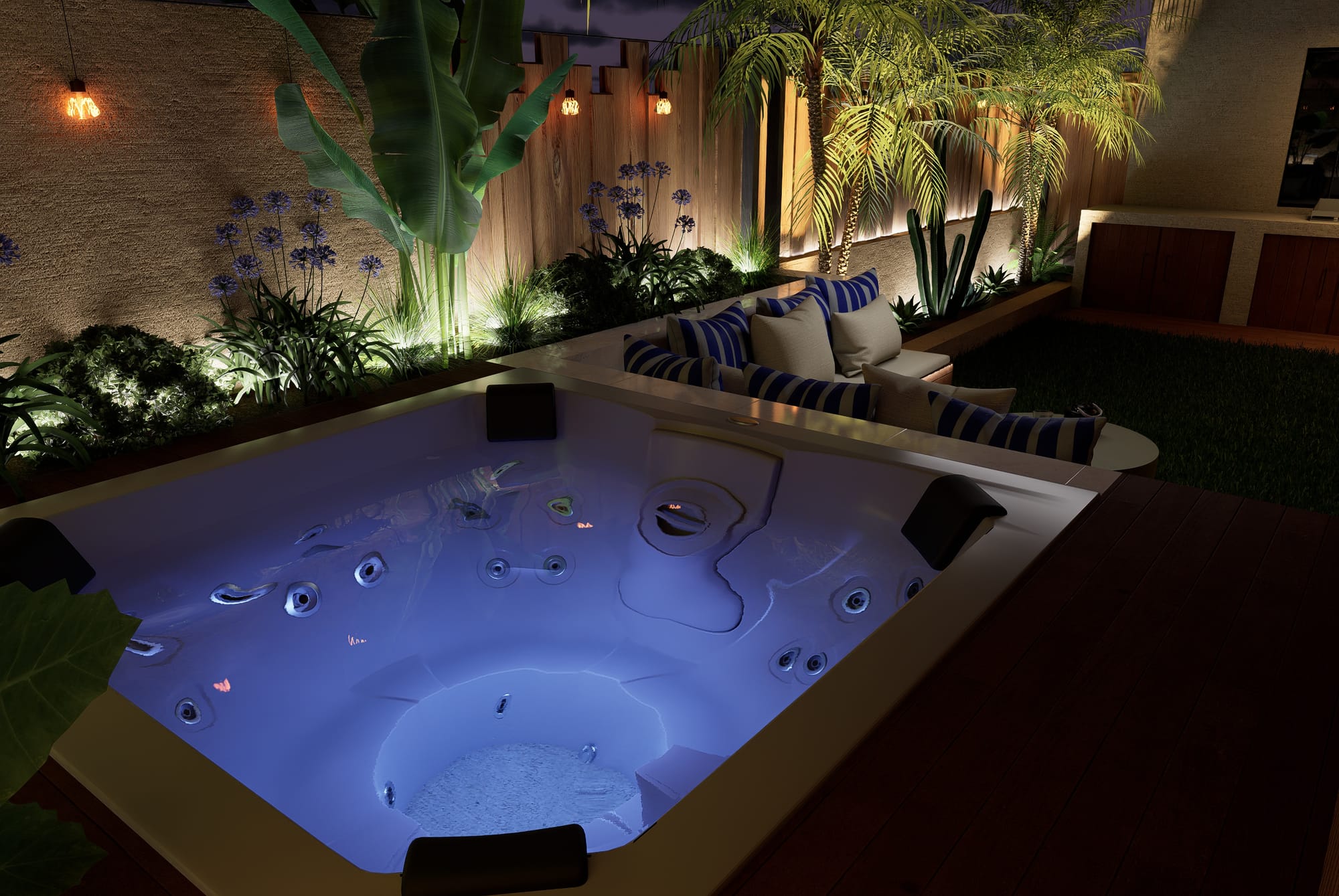 Optimisation d'un jardin enclavé 