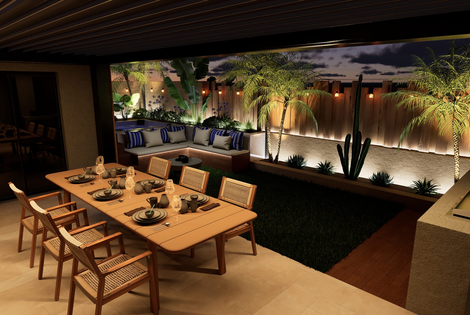 Optimisation d'un jardin enclavé 