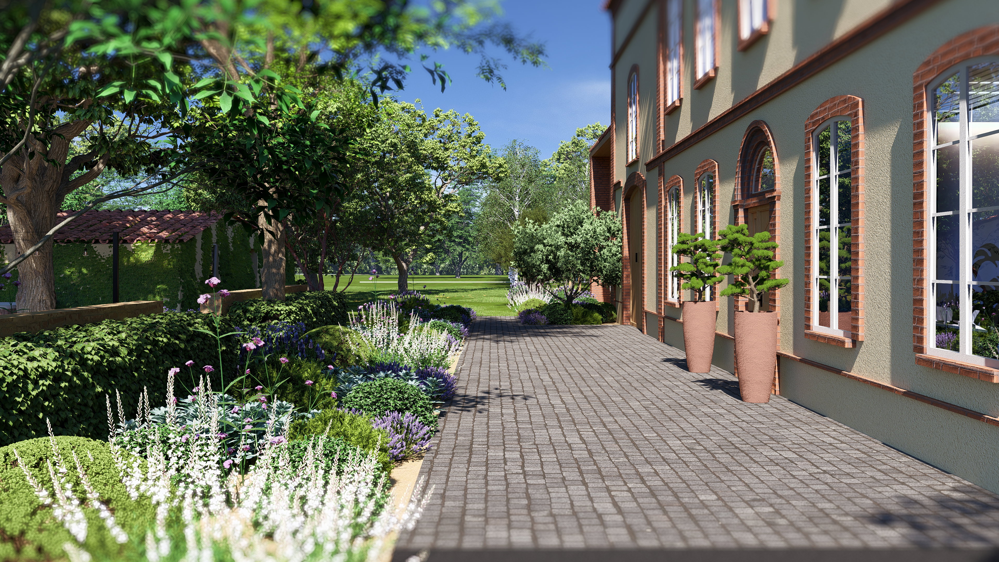 An intimate setting close to the city