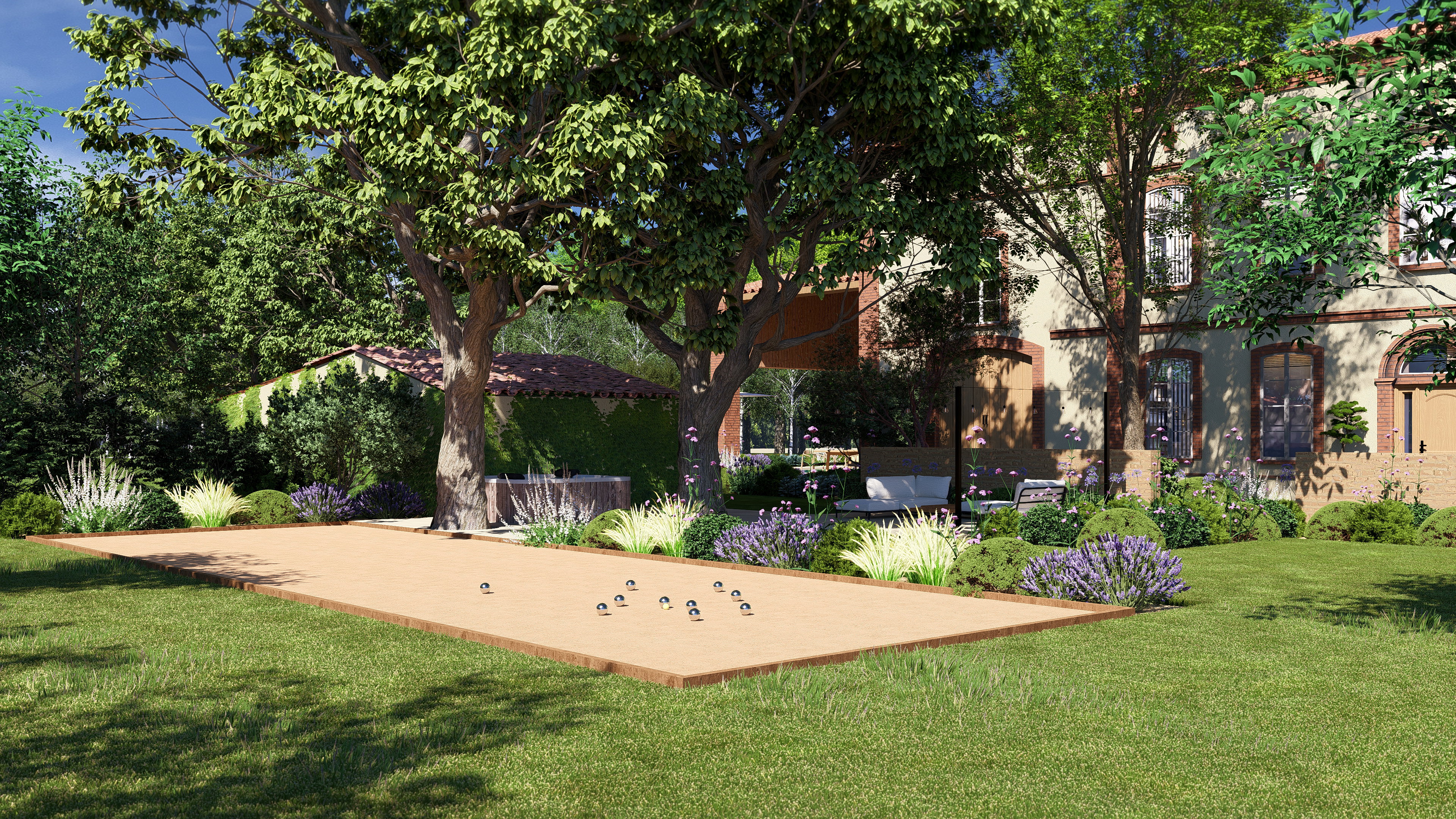 An intimate setting close to the city